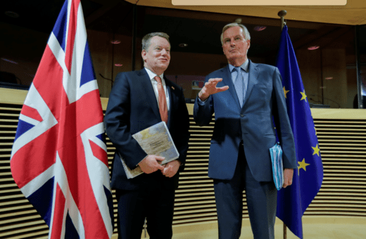 David Frost and Michel Barnier